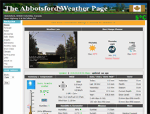 Tablet Screenshot of abbotsfordwx.com